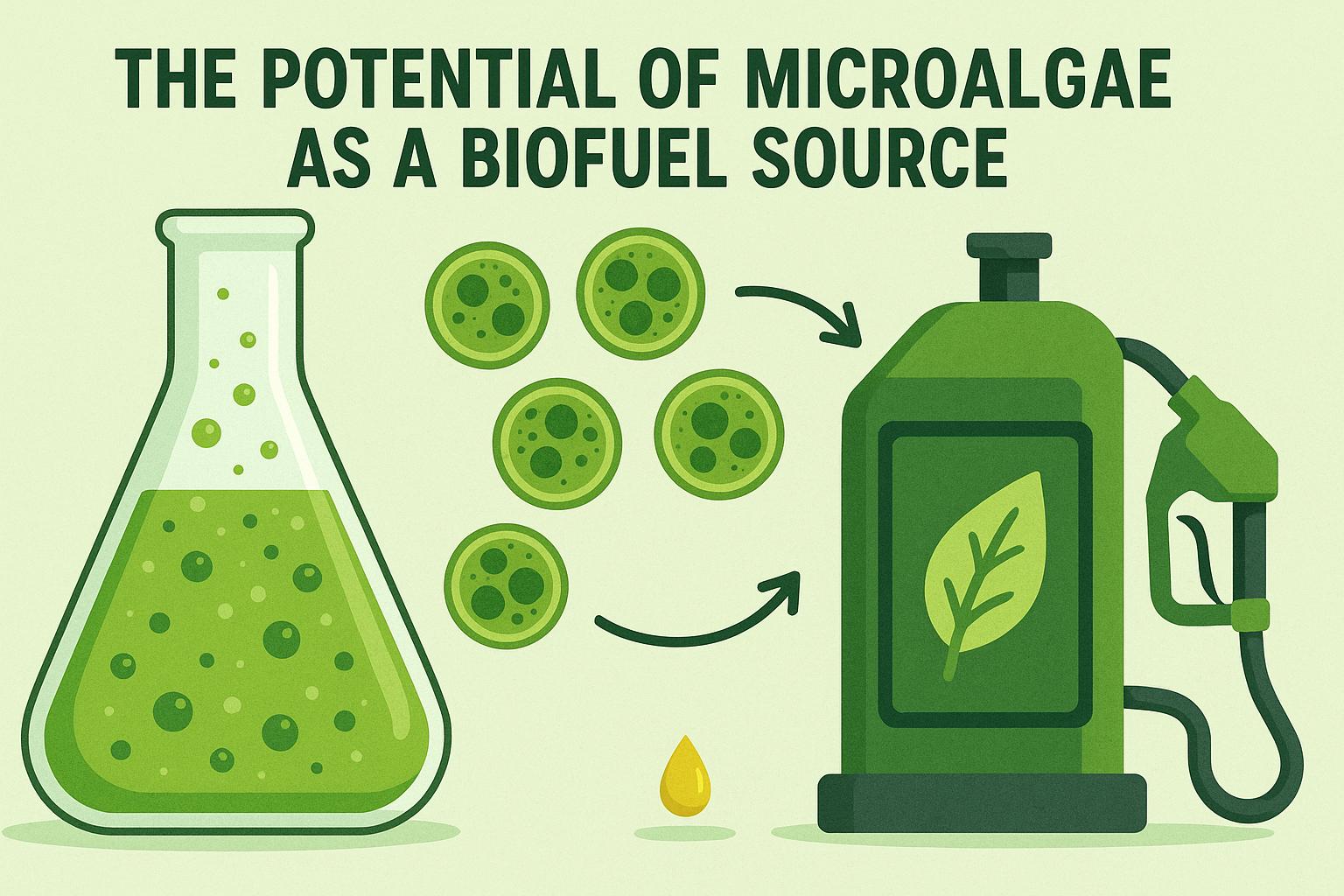 The potential of microalgae as a biofuel source.