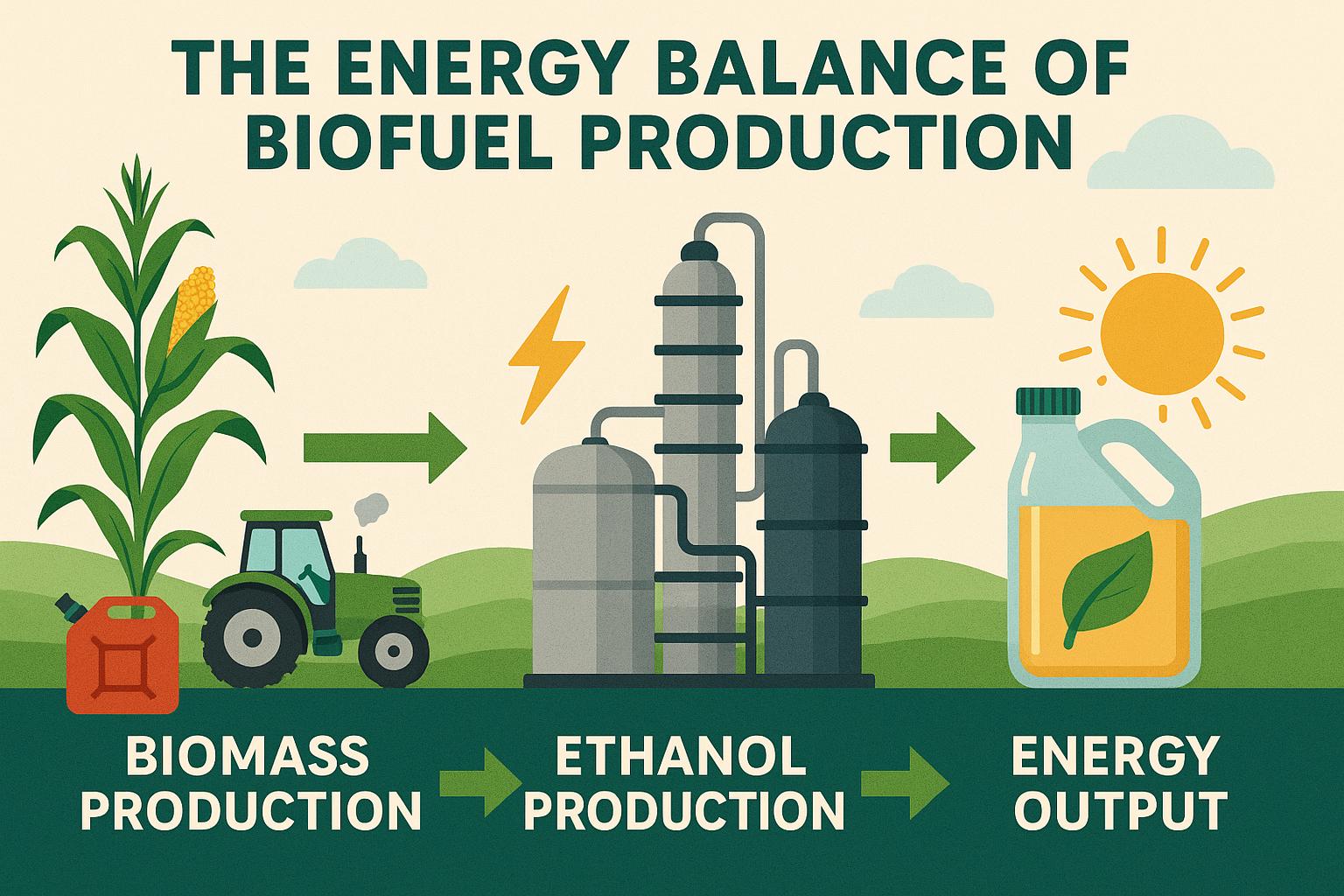 The energy balance of biofuel production.