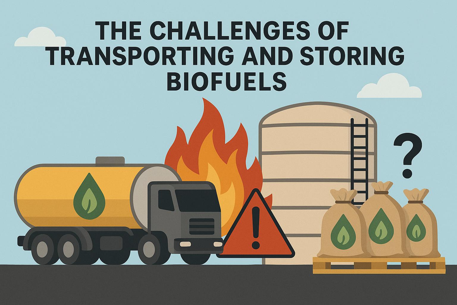 The challenges of transporting and storing biofuels.