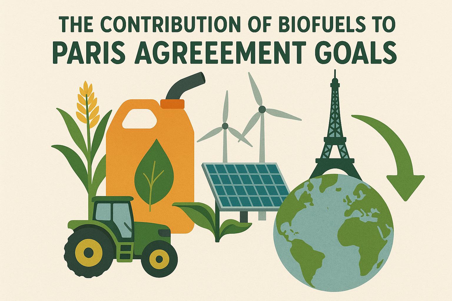 The contribution of biofuels to the Paris Agreement goals.