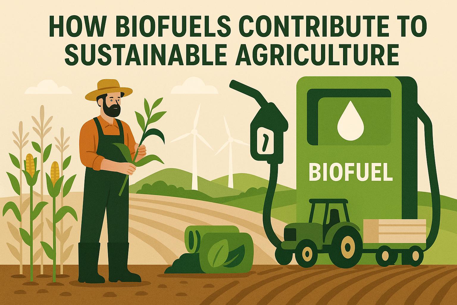 How biofuels contribute to sustainable agriculture.