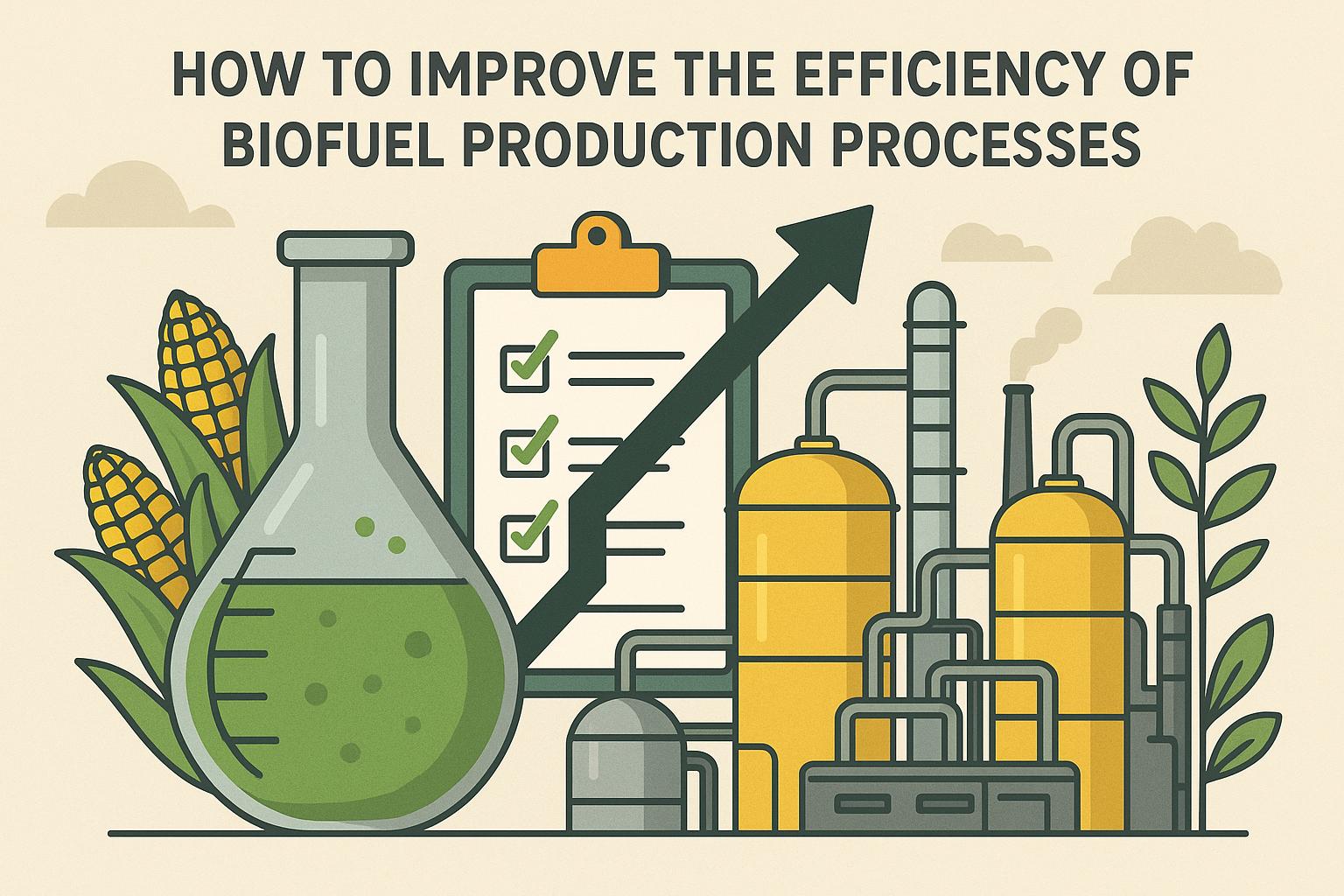 How to improve the efficiency of biofuel production processes.