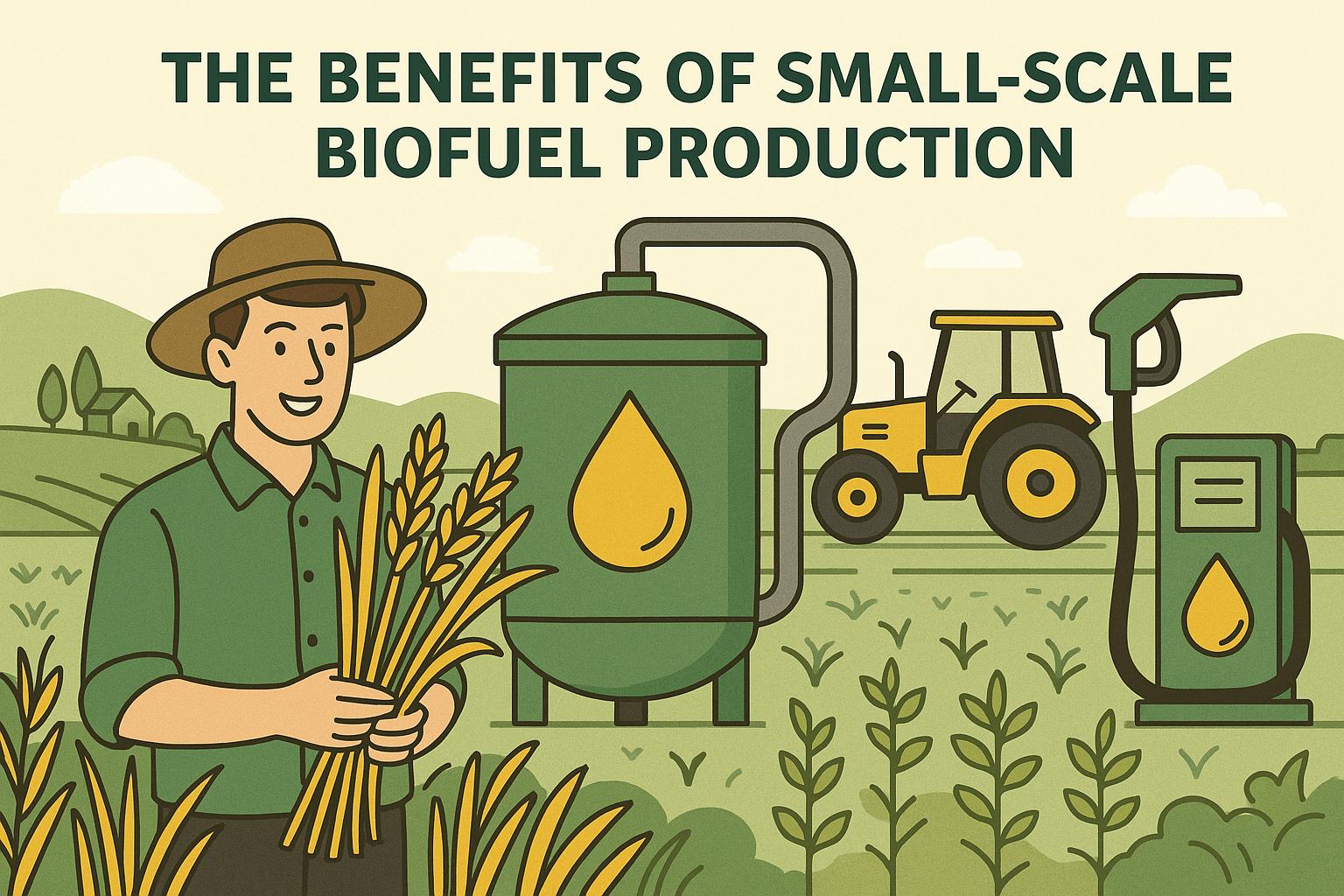 The benefits of small-scale biofuel production.