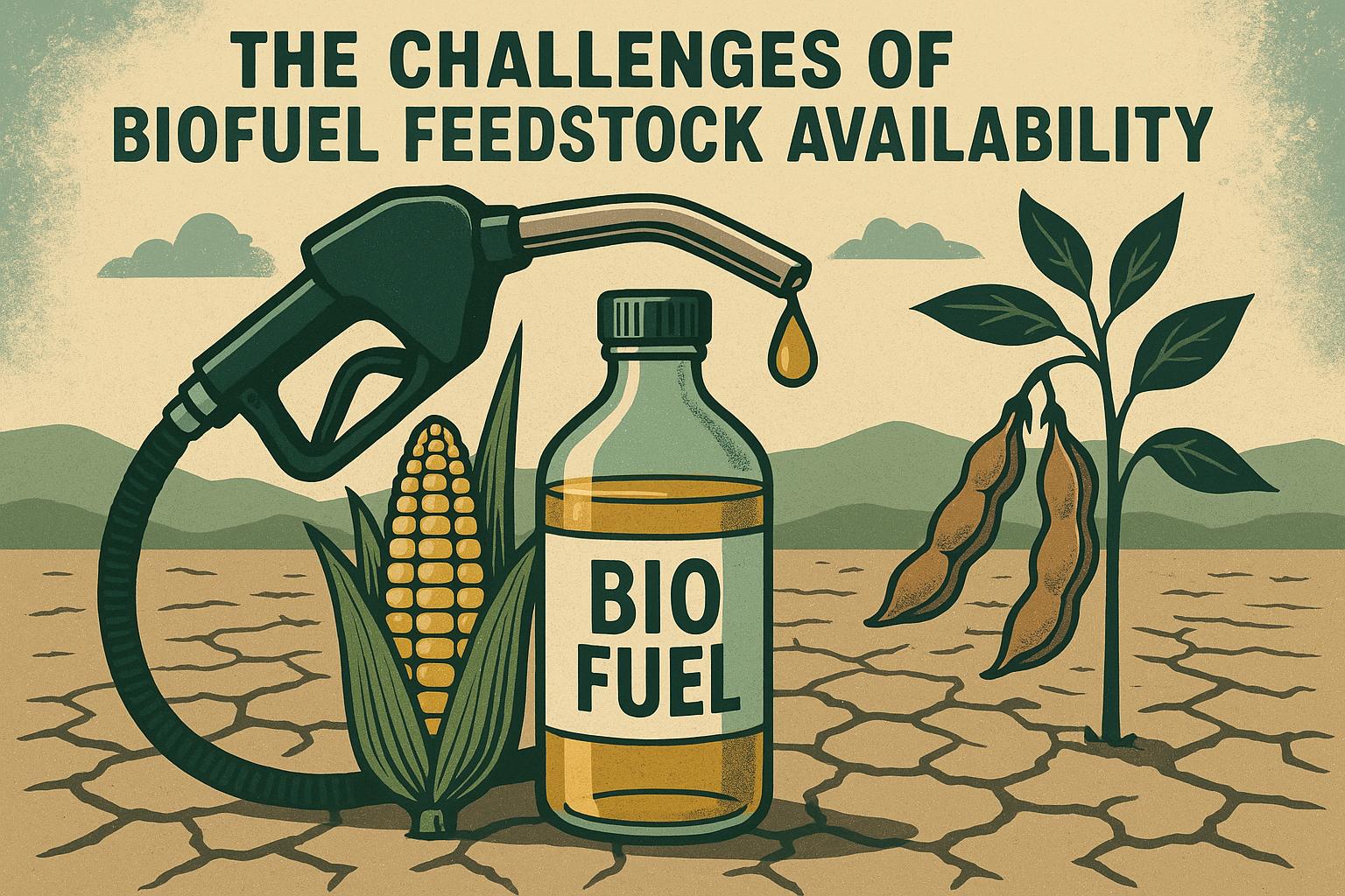 The challenges of biofuel feedstock availability.