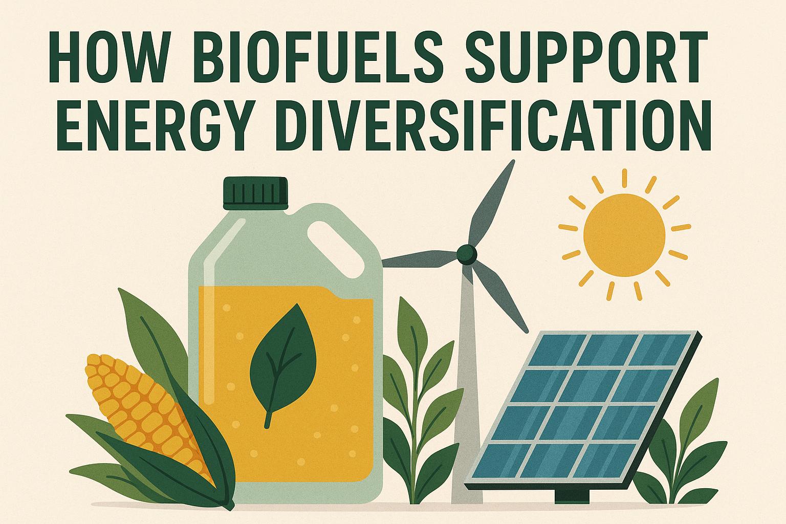 How biofuels support energy diversification.