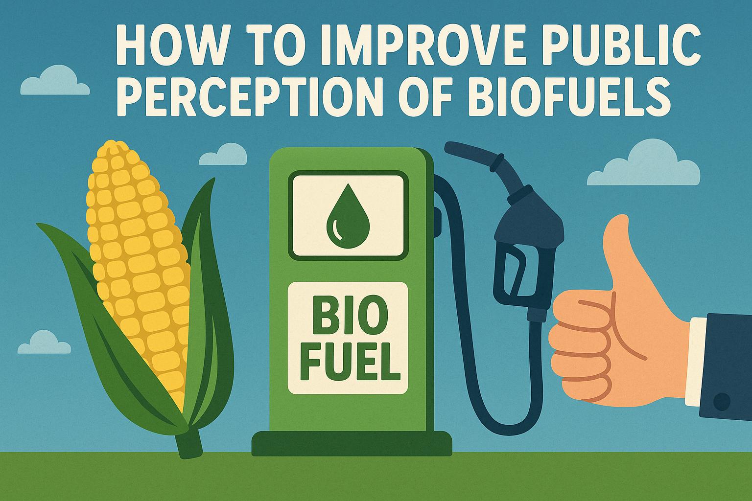 How to improve public perception of biofuels.
