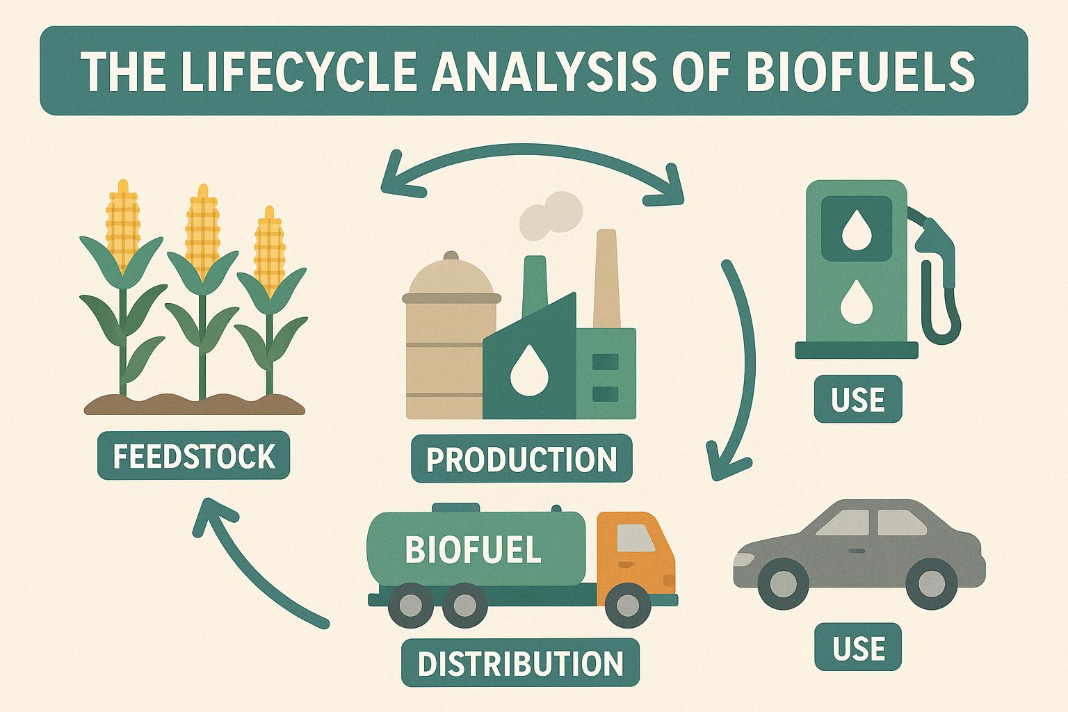 The lifecycle analysis of biofuels.